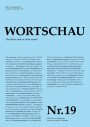 Wortschau 19 Cover