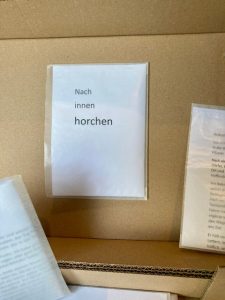 Lesung nach innen horchen